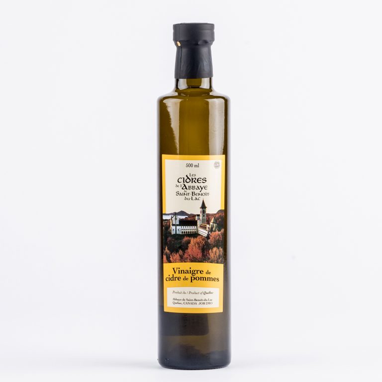 Vinaigre cidre de pommes de l'Abbaye Fromagerie SaintBenoîtduLac